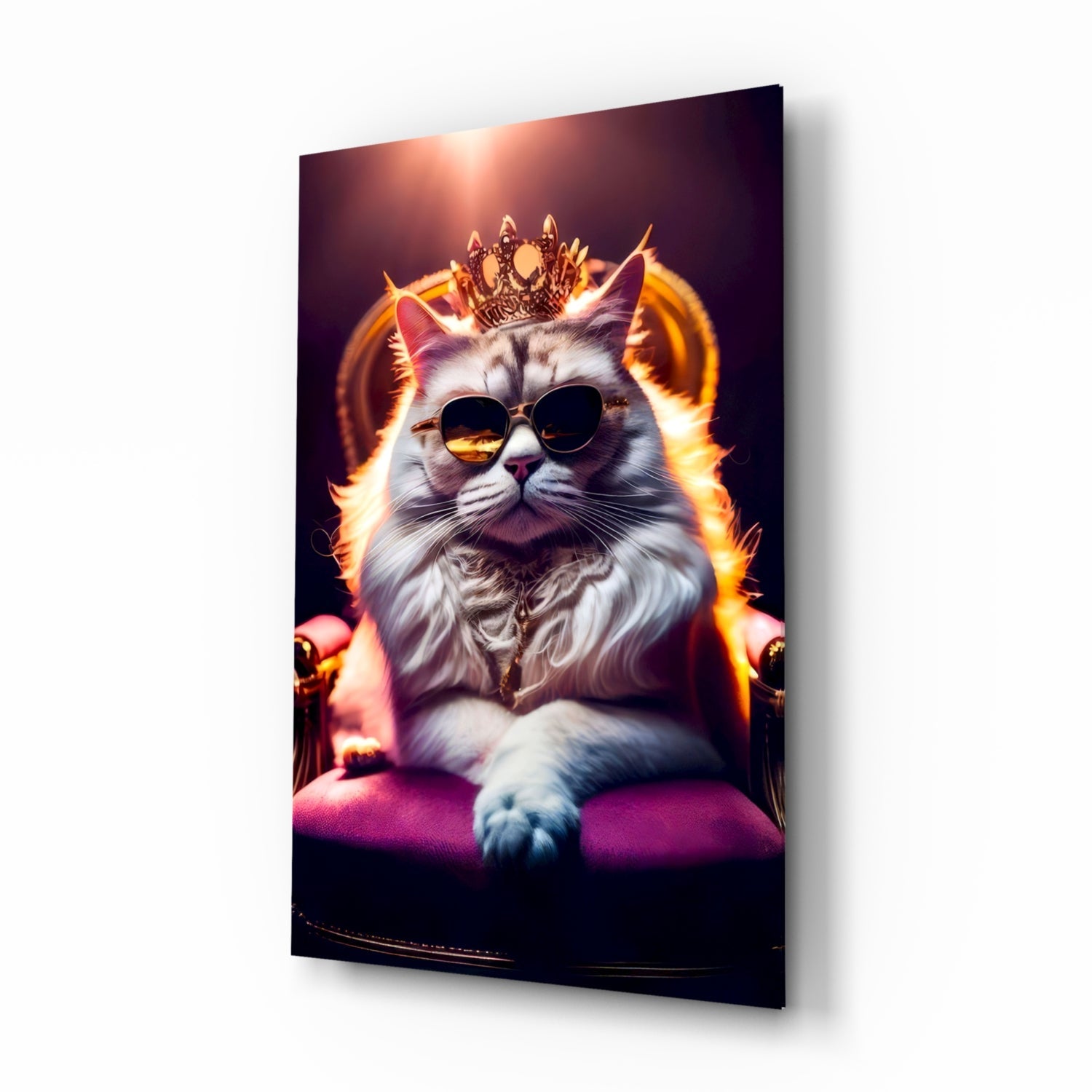 The Queen Glass Wall Art|| Designer&