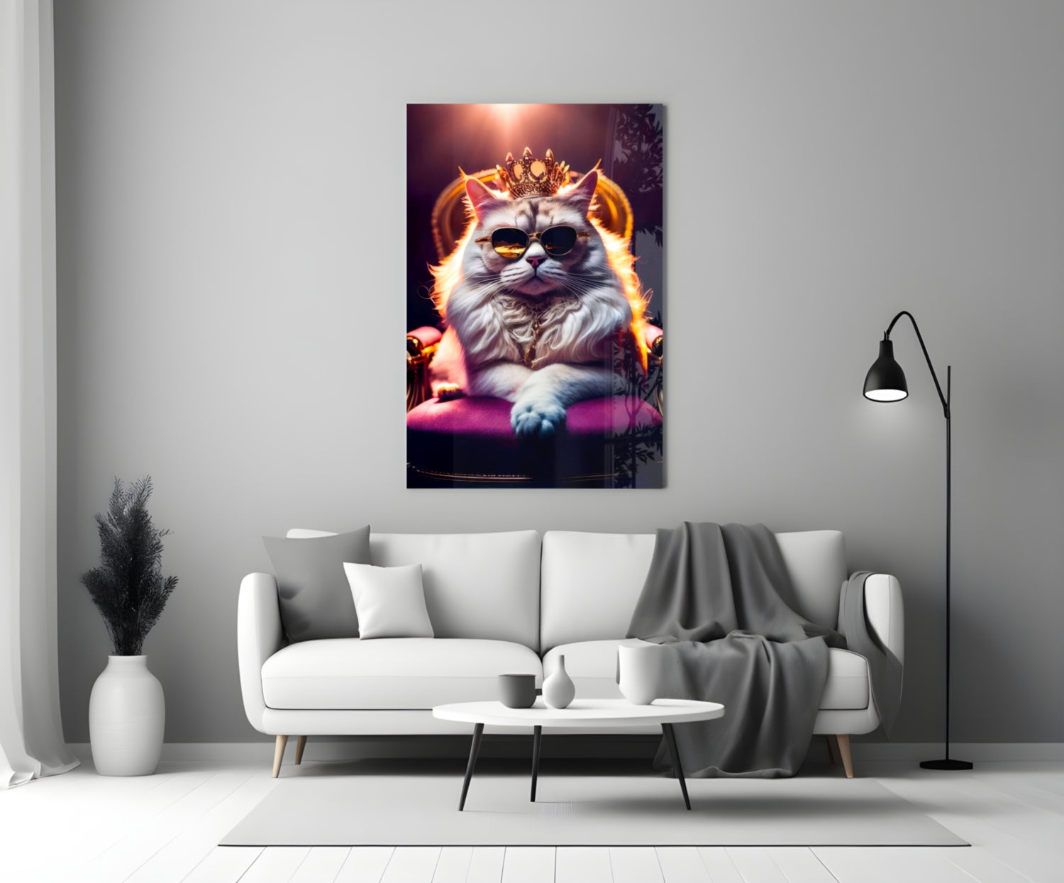 The Queen Glass Wall Art|| Designer&