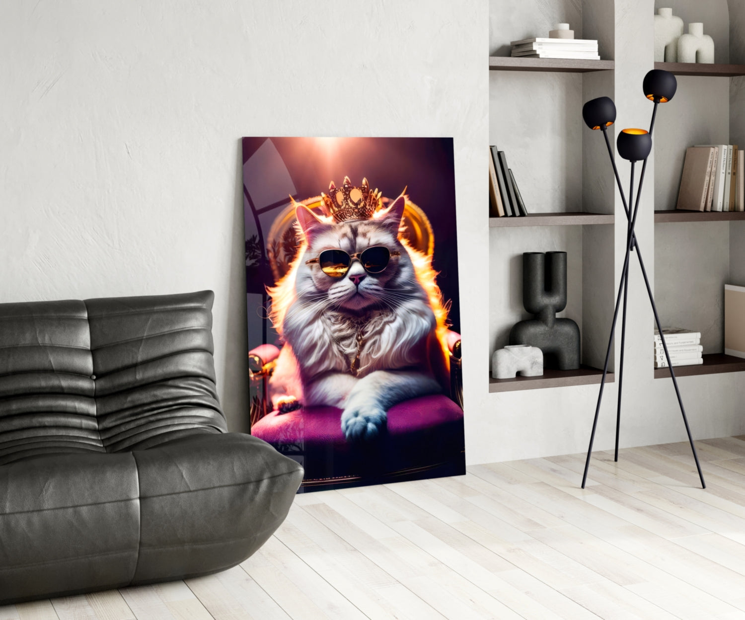 The Queen Glass Wall Art|| Designer&
