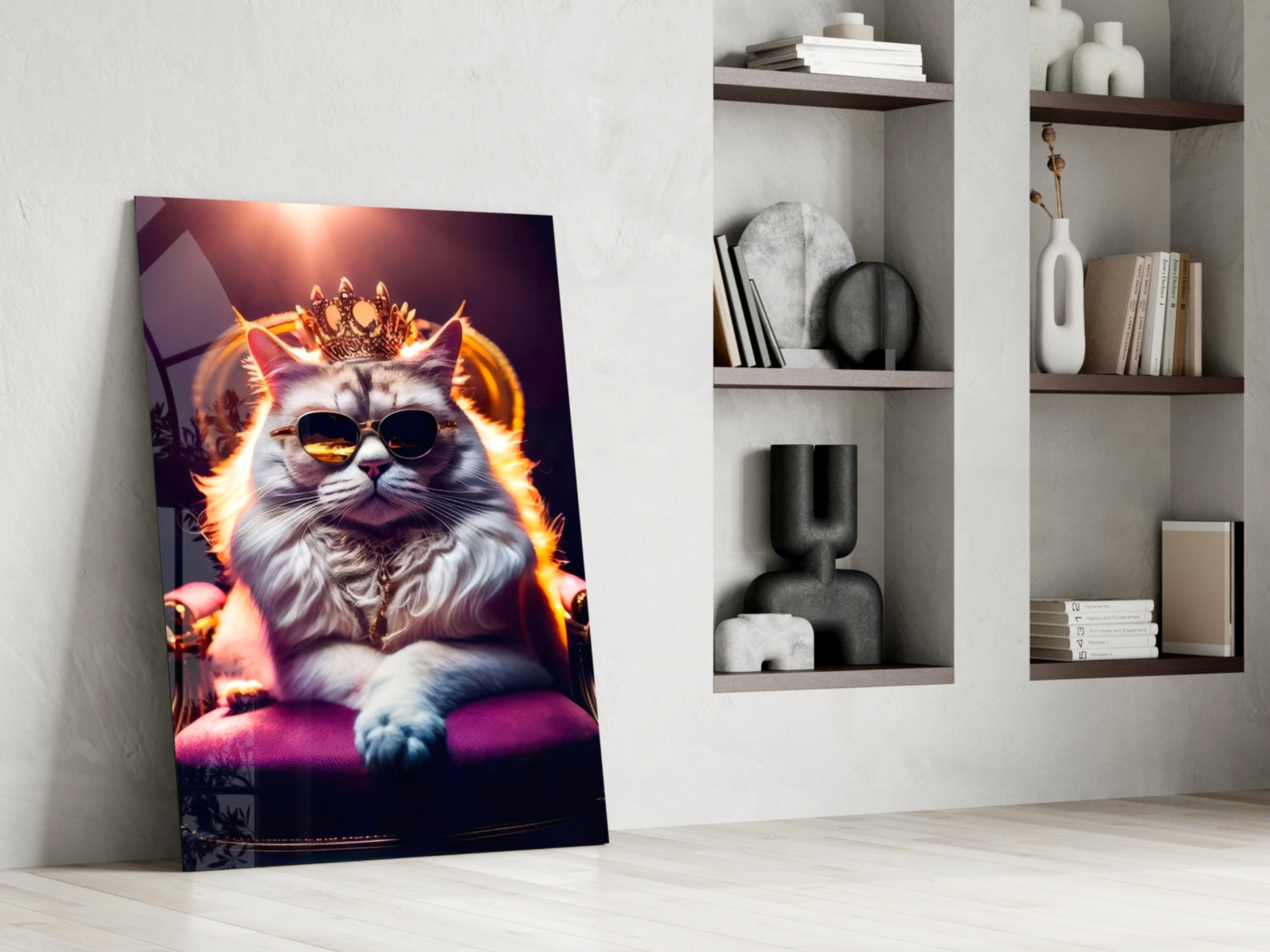 The Queen Glass Wall Art|| Designer&