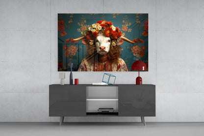But Not Happy Glass Wall Art|| Designer&