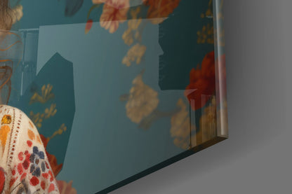 But Not Happy Glass Wall Art|| Designer&