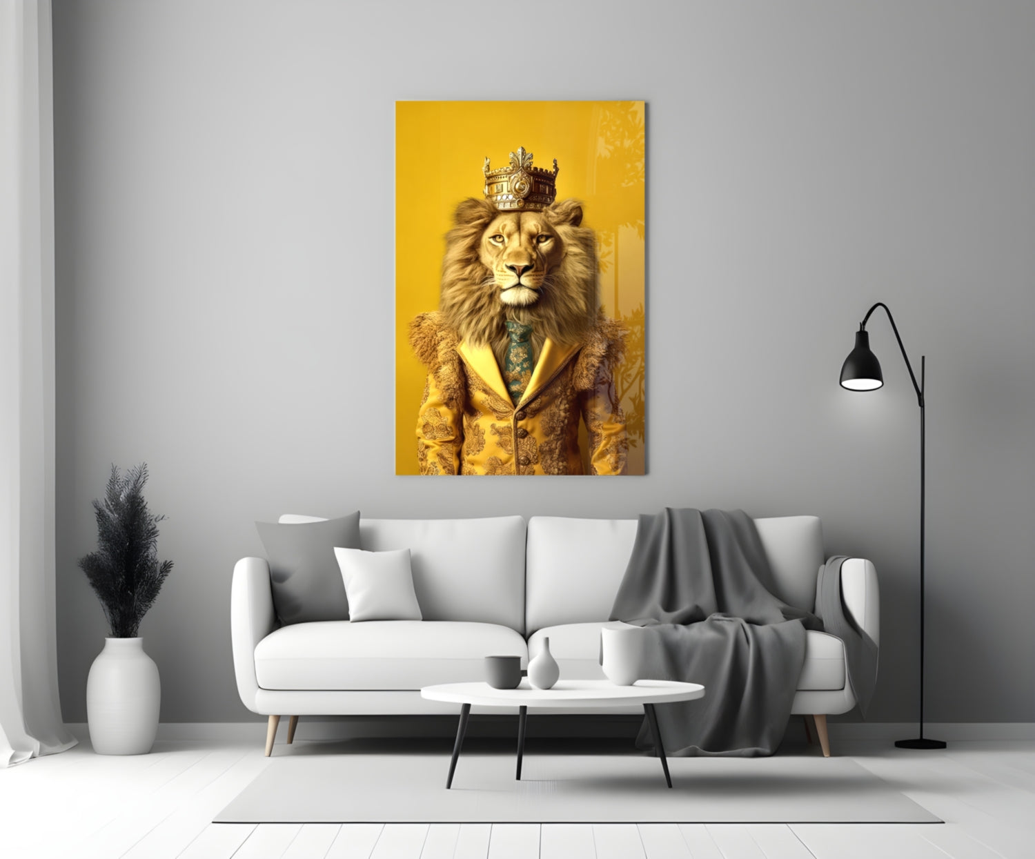 Little Wanderer  Glass Wall Art|| Designer&