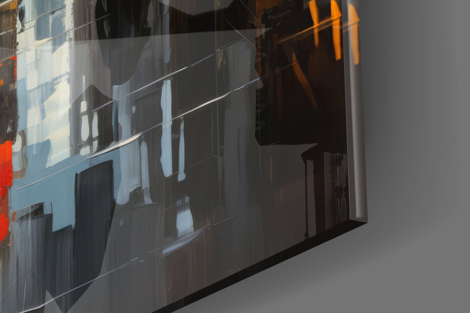 City Night Glass Wall Art|| Designer&