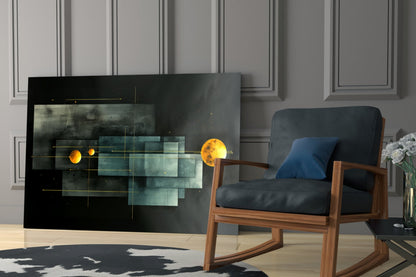 Planet Race Glass Wall Art|| Designer&