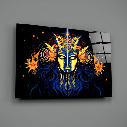 Astrologer Glass Wall Art|| Designer&