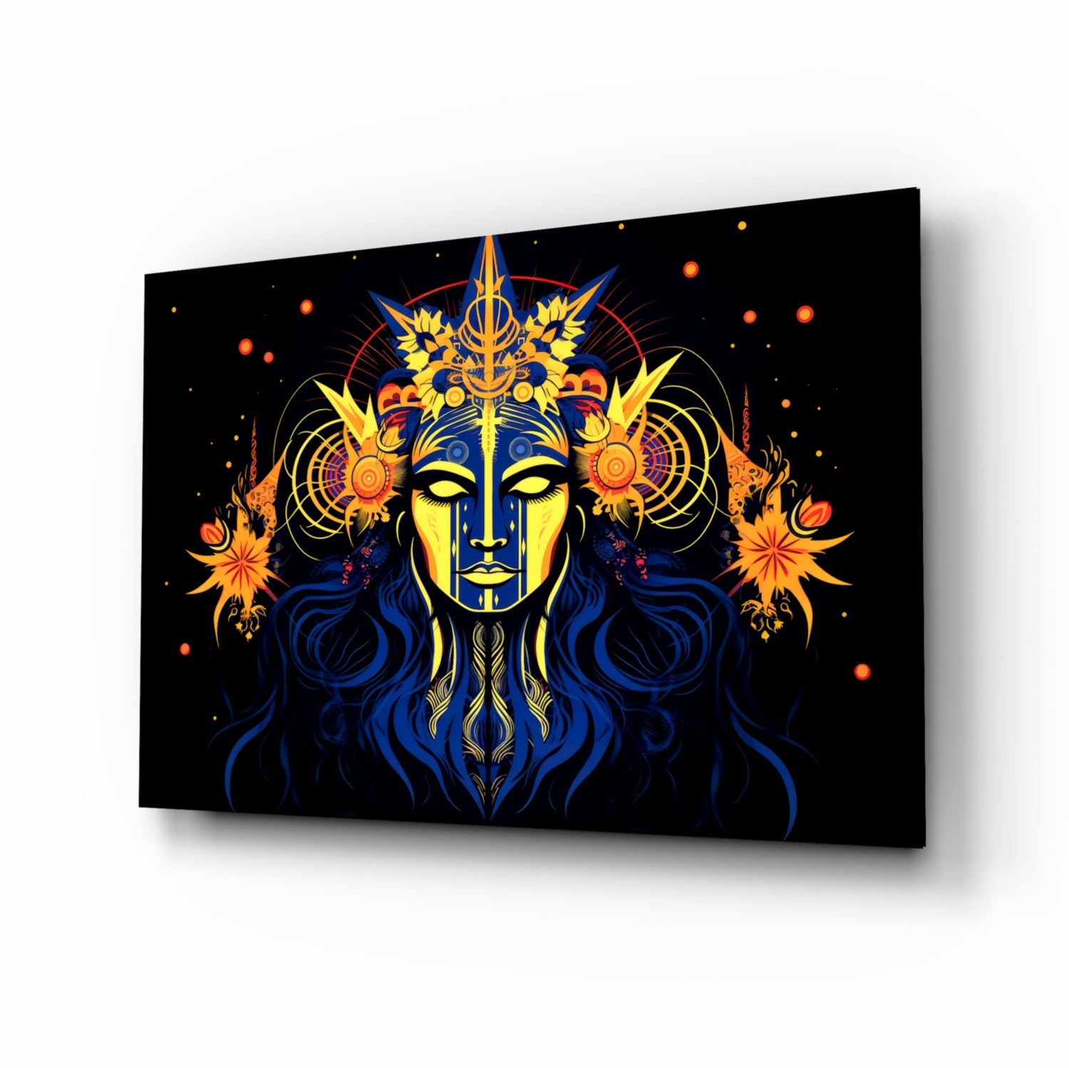 Astrologer Glass Wall Art|| Designer&