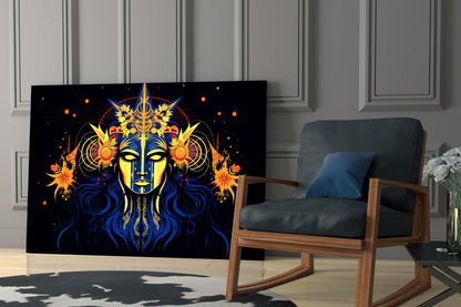 Astrologer Glass Wall Art|| Designer&
