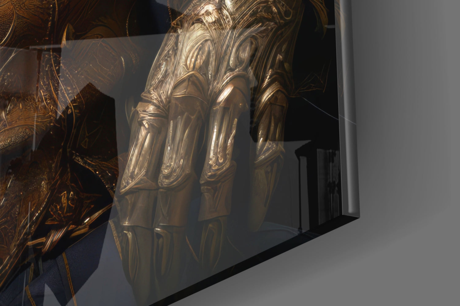 Duke Lion Glass Wall Art|| Designer&