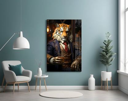 Duke Lion Glass Wall Art|| Designer&