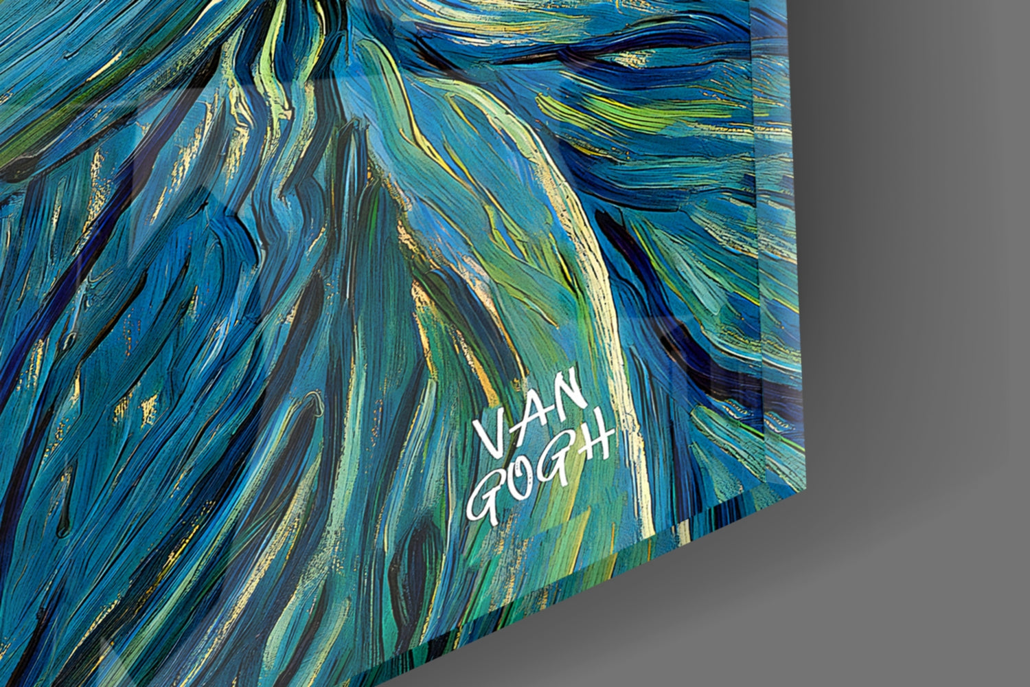 Contemporary Gogh Glass Wall Art || Designer Collection