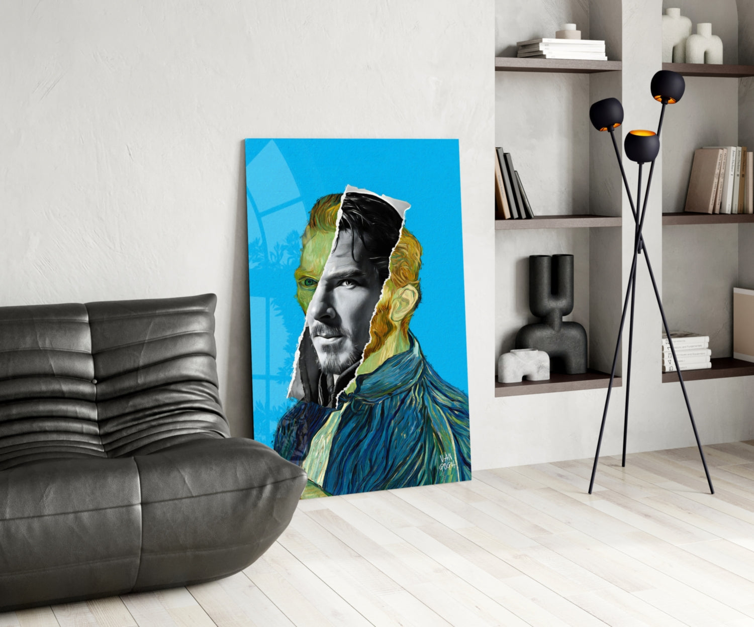 Contemporary Gogh Glass Wall Art || Designer Collection
