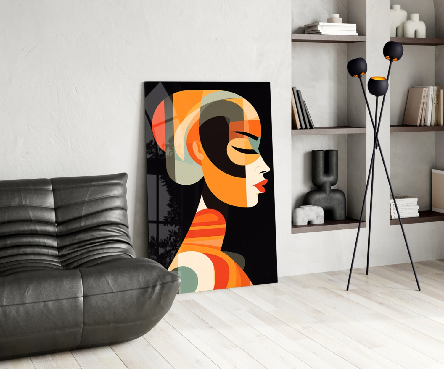 She Glass Wall Art || Designer Collection