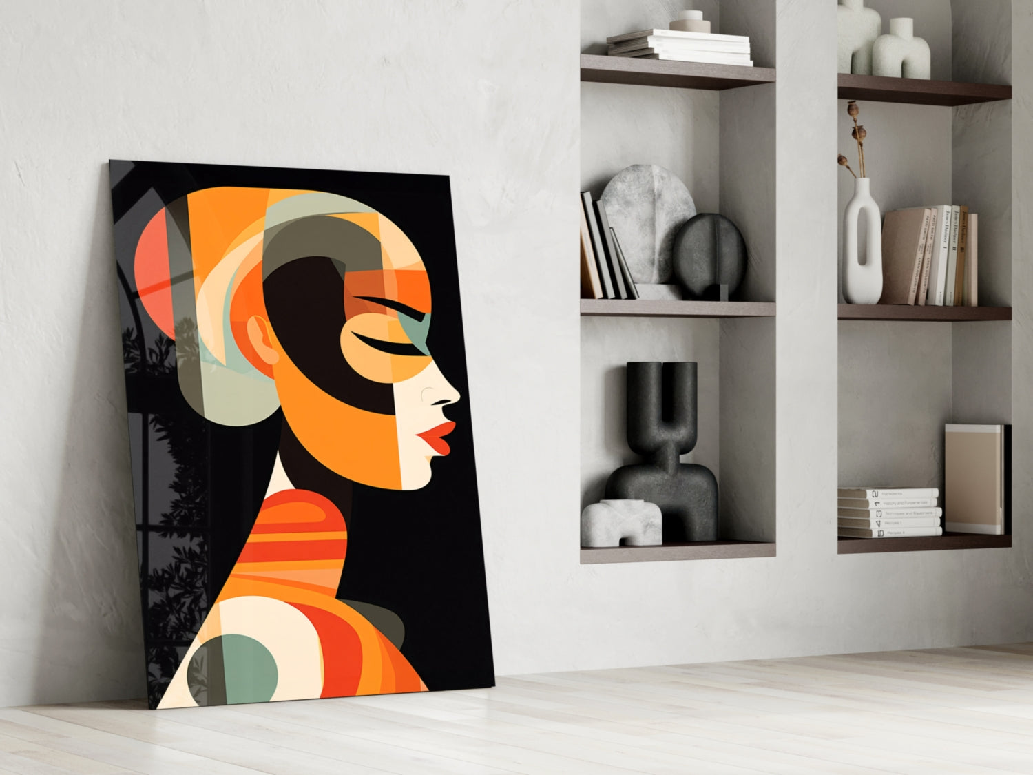She Glass Wall Art || Designer Collection