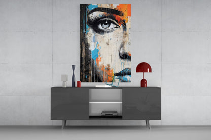 Half Portrait Glass Wall Art || Designer Collection