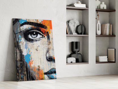 Half Portrait Glass Wall Art || Designer Collection