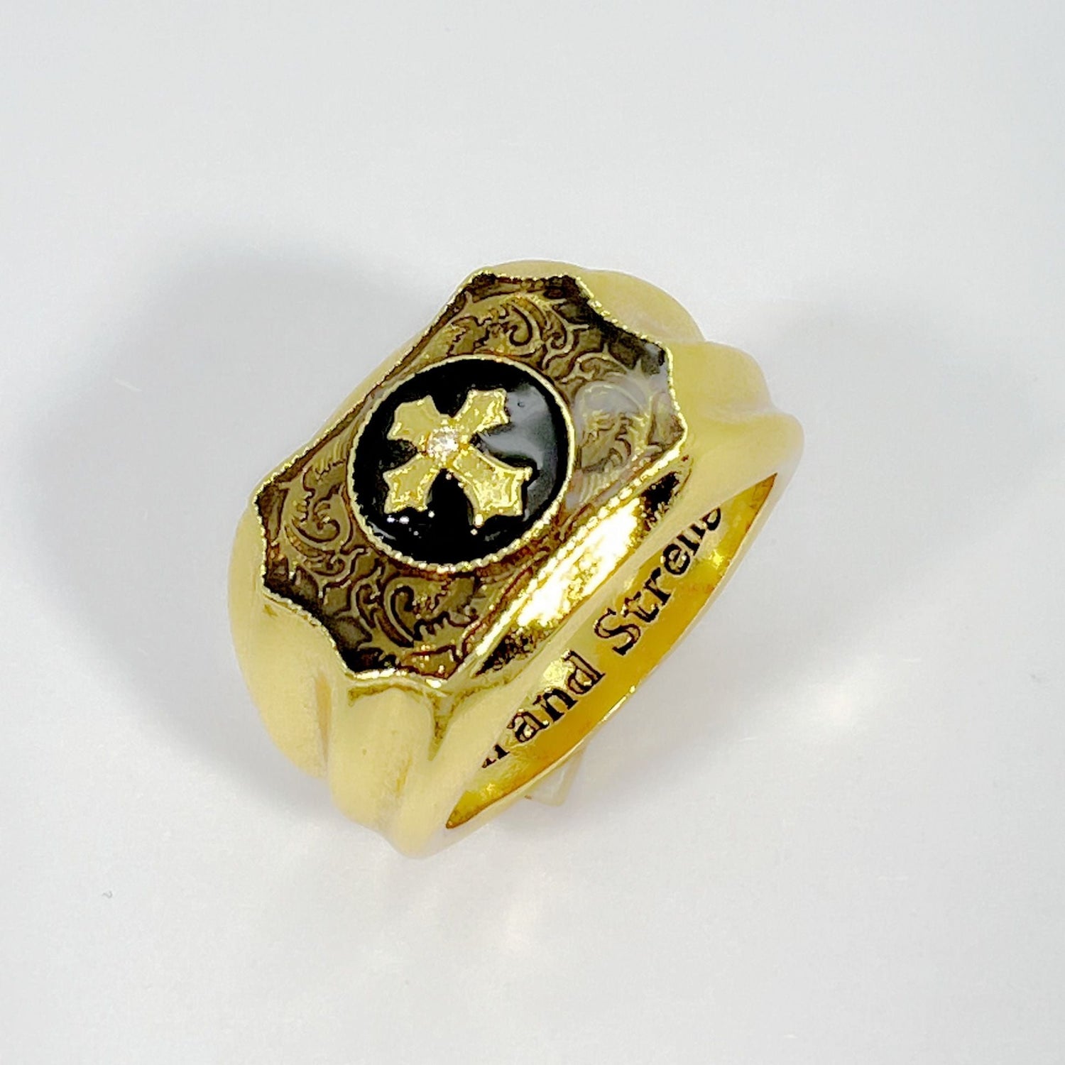Creative faith cross ring