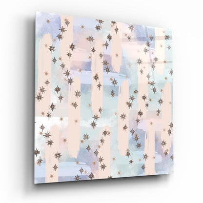 Dreamy Stars Glass Wall Art