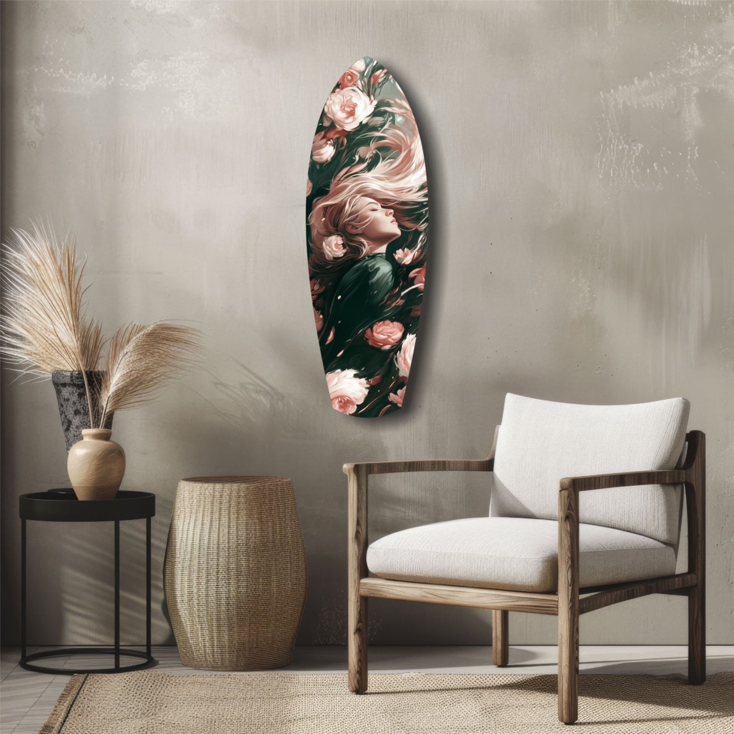 Blooming Breeze Glass Wall Art