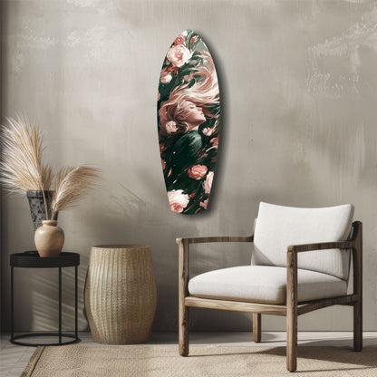 Blooming Breeze Glass Wall Art
