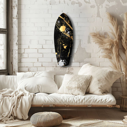 Golden Stained Glass Wall Art