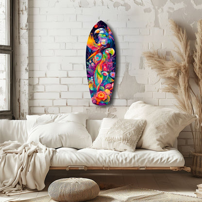 Tropical Symphony Glass Wall Art