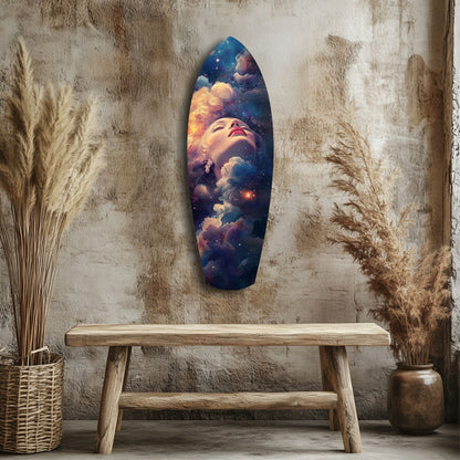 Celestial Dreamer Glass Wall Art