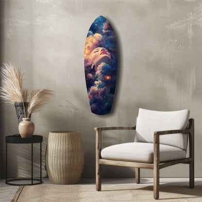 Celestial Dreamer Glass Wall Art