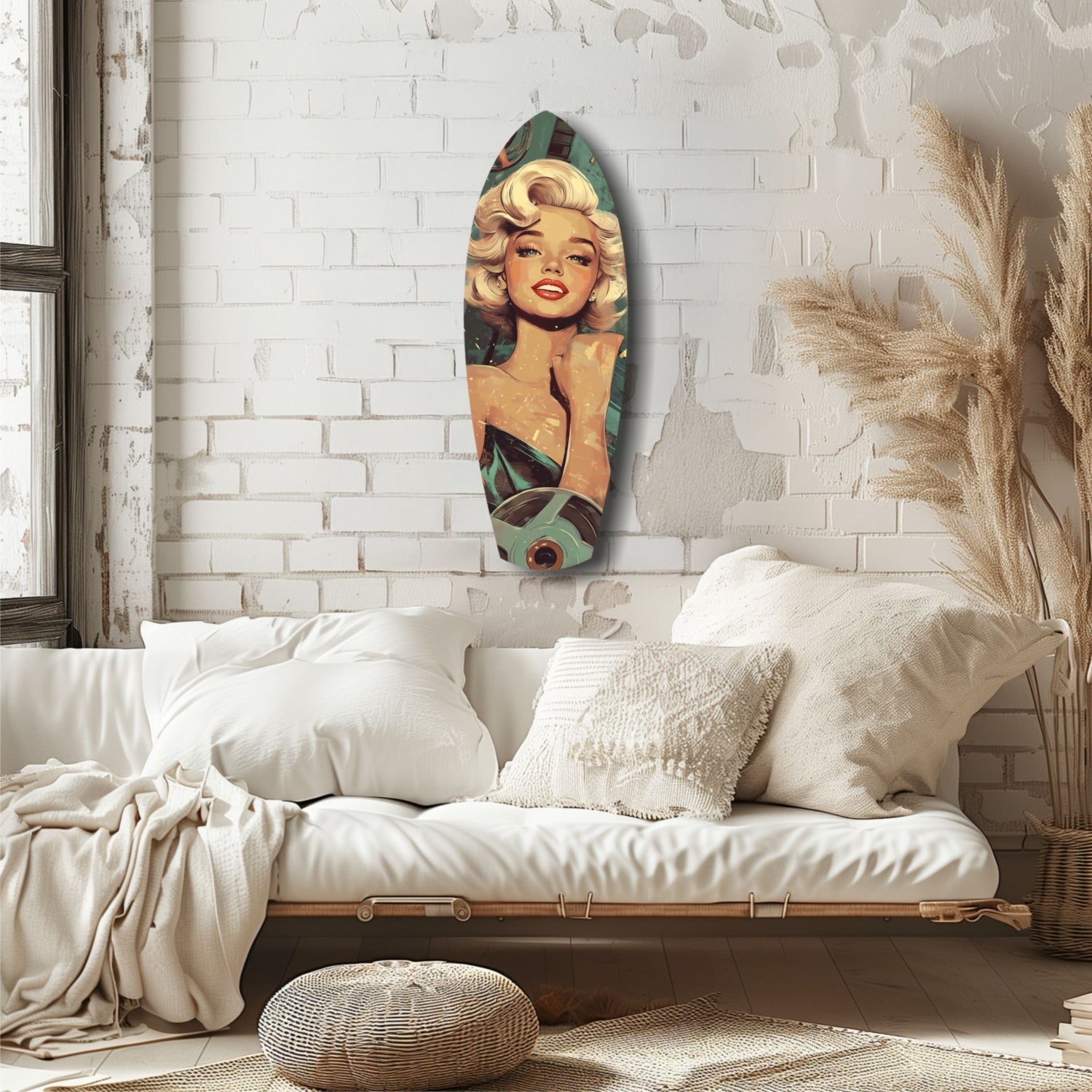 Hollywood Starlet V1 Glass Wall Art