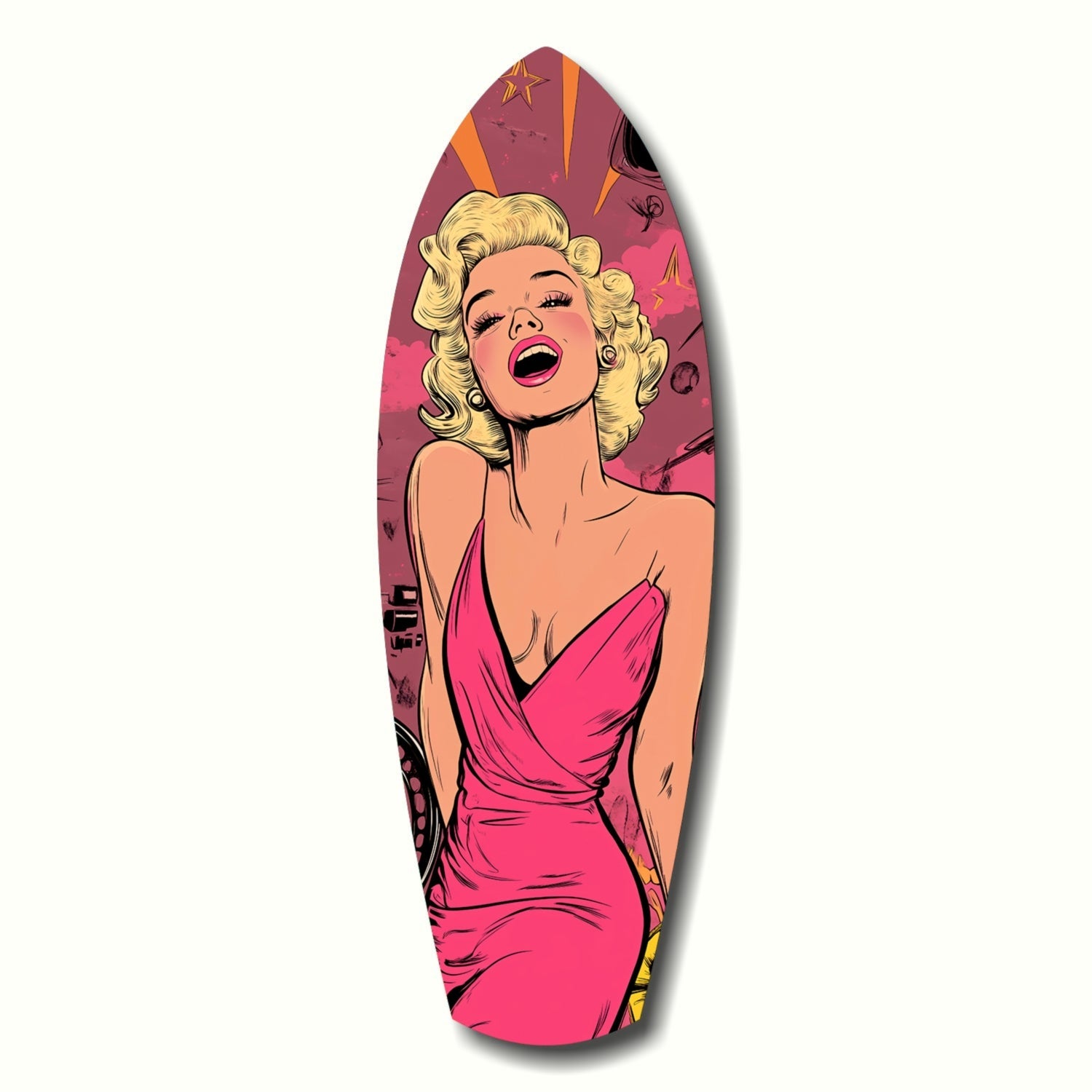 Hollywood Starlet V2 Glass Wall Art