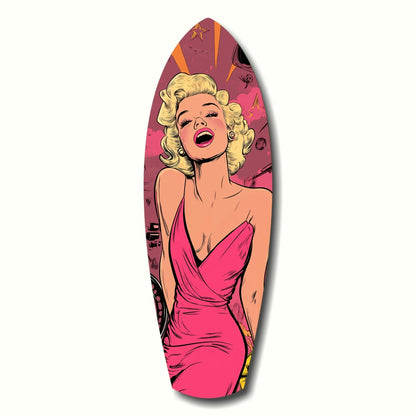 Hollywood Starlet V2 Glass Wall Art