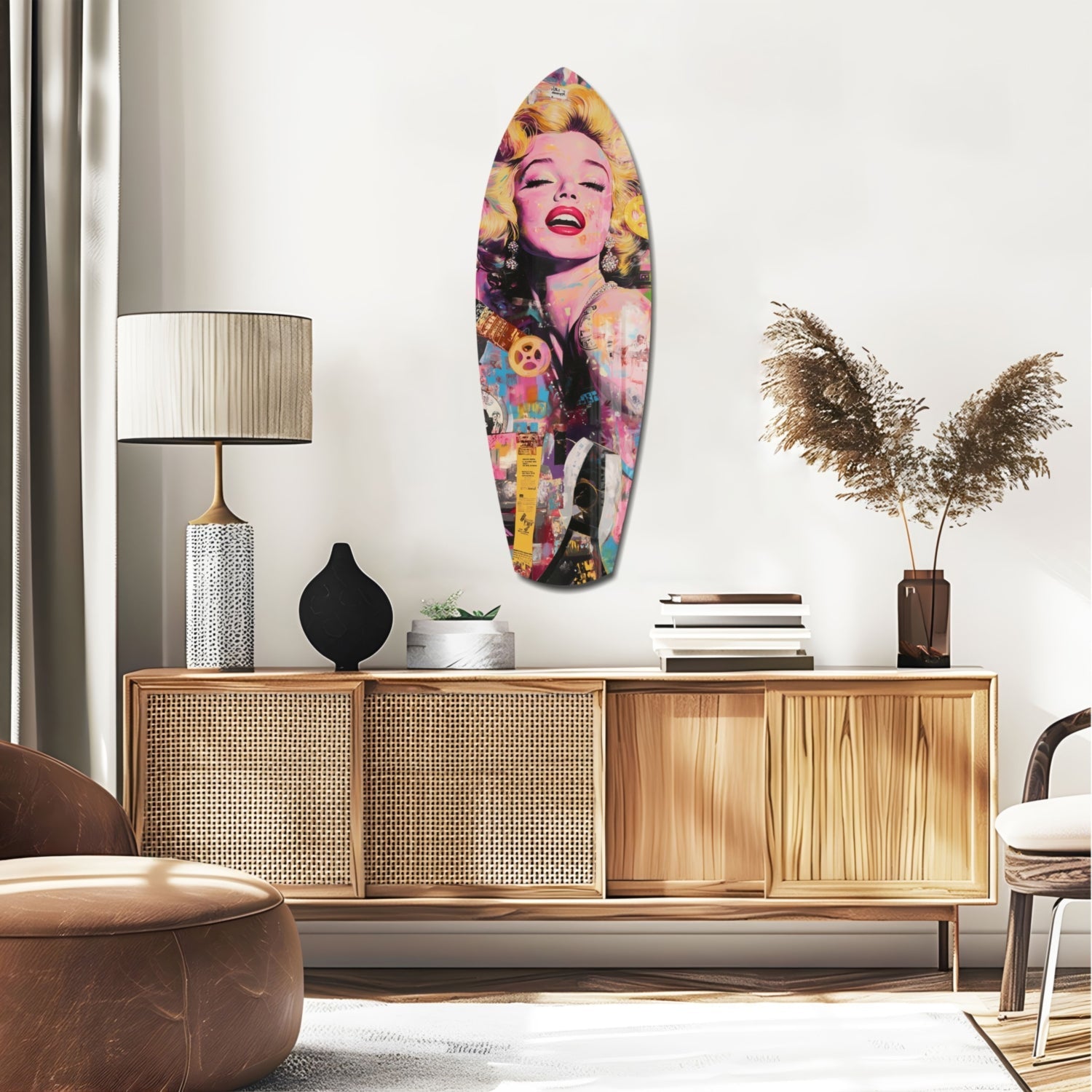 Hollywood Starlet V3 Glass Wall Art