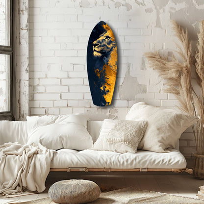 Lion Pride V1 Glass Wall Art