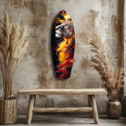 Lion Pride V4 Glass Wall Art
