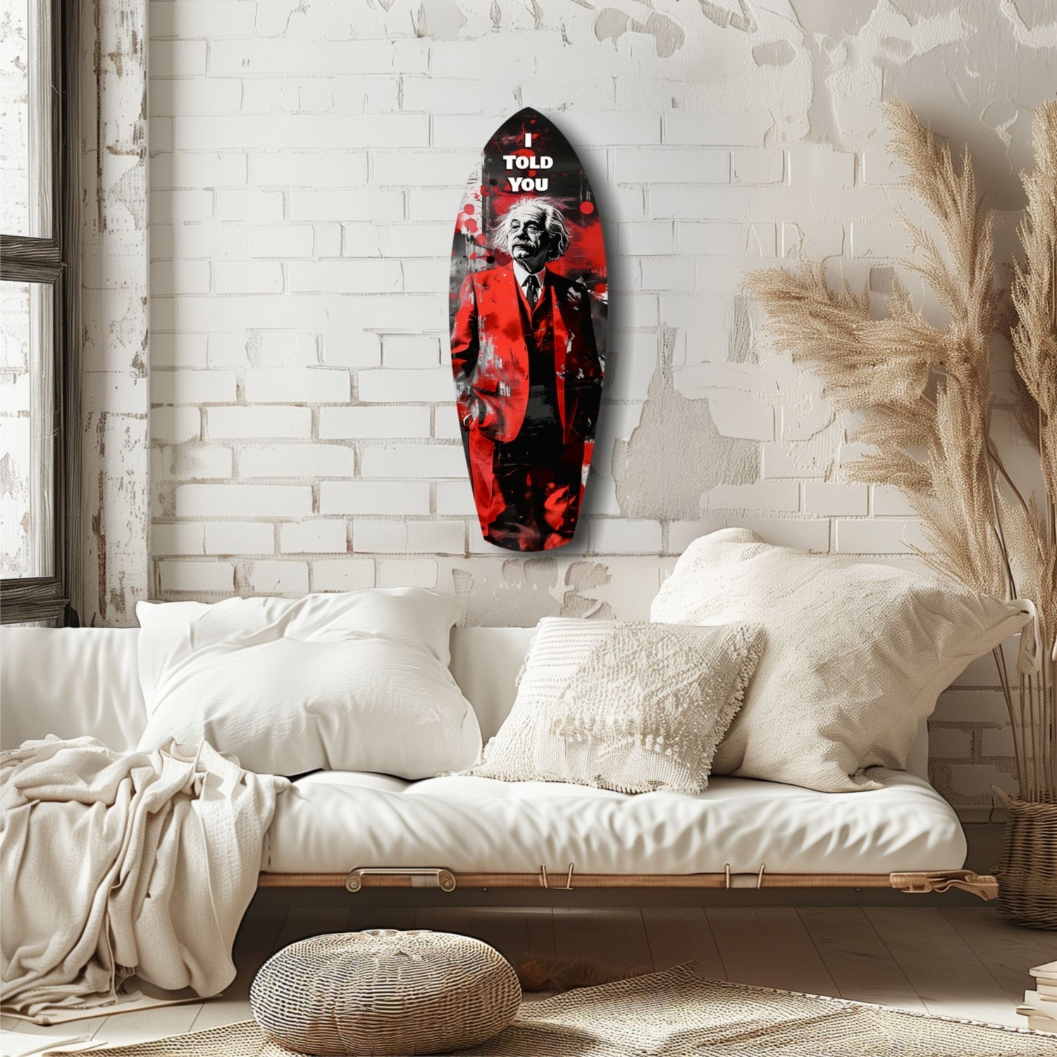 I Told You Glass Wall Art