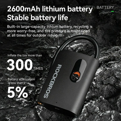 L1 Mini Electric Bike Pump - 70PSI
