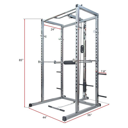 Merax Multi-Functional Olympic Power Squat Rack Cage For Home &amp; Gym (SAK98719)