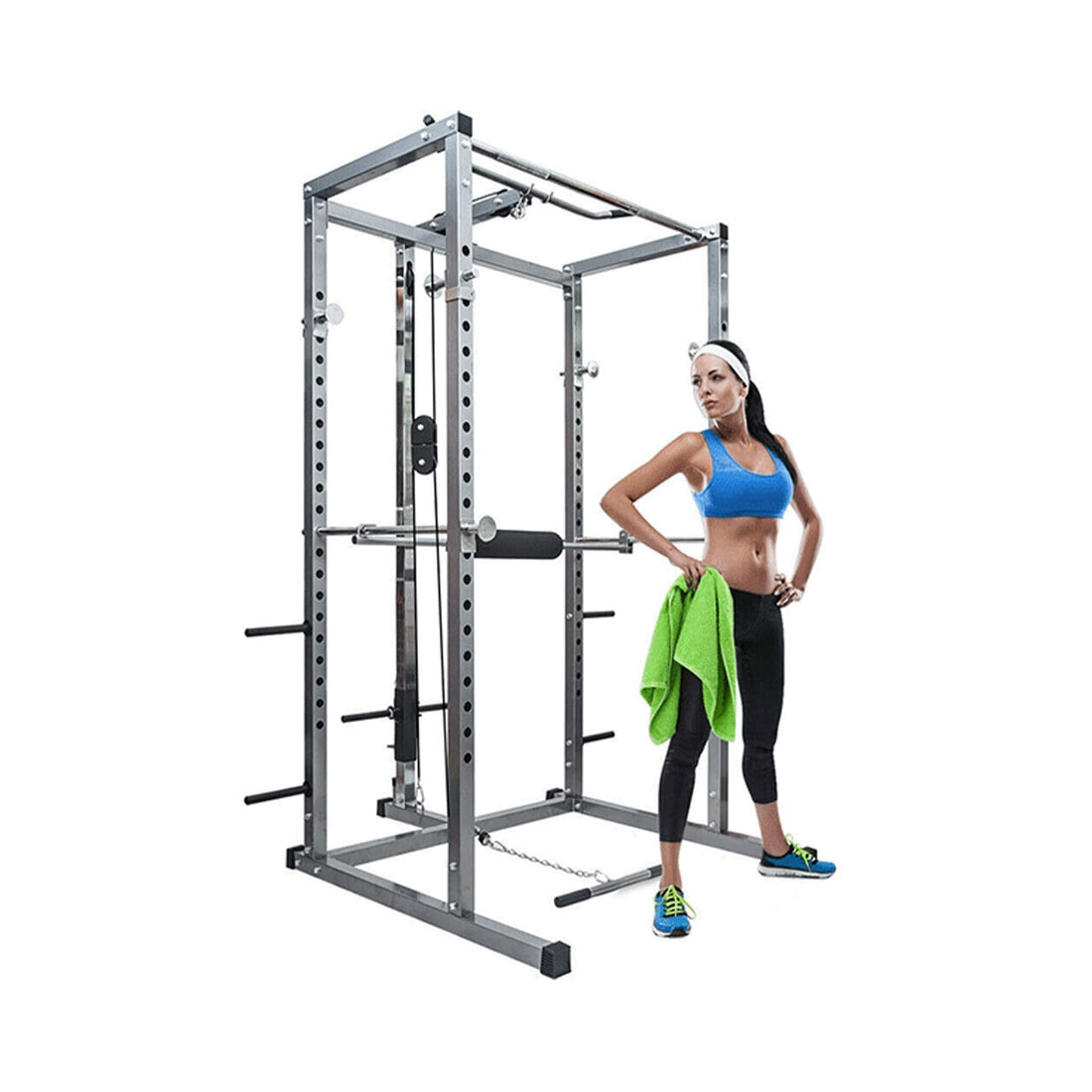 Merax Multi-Functional Olympic Power Squat Rack Cage For Home &amp; Gym (SAK98719)