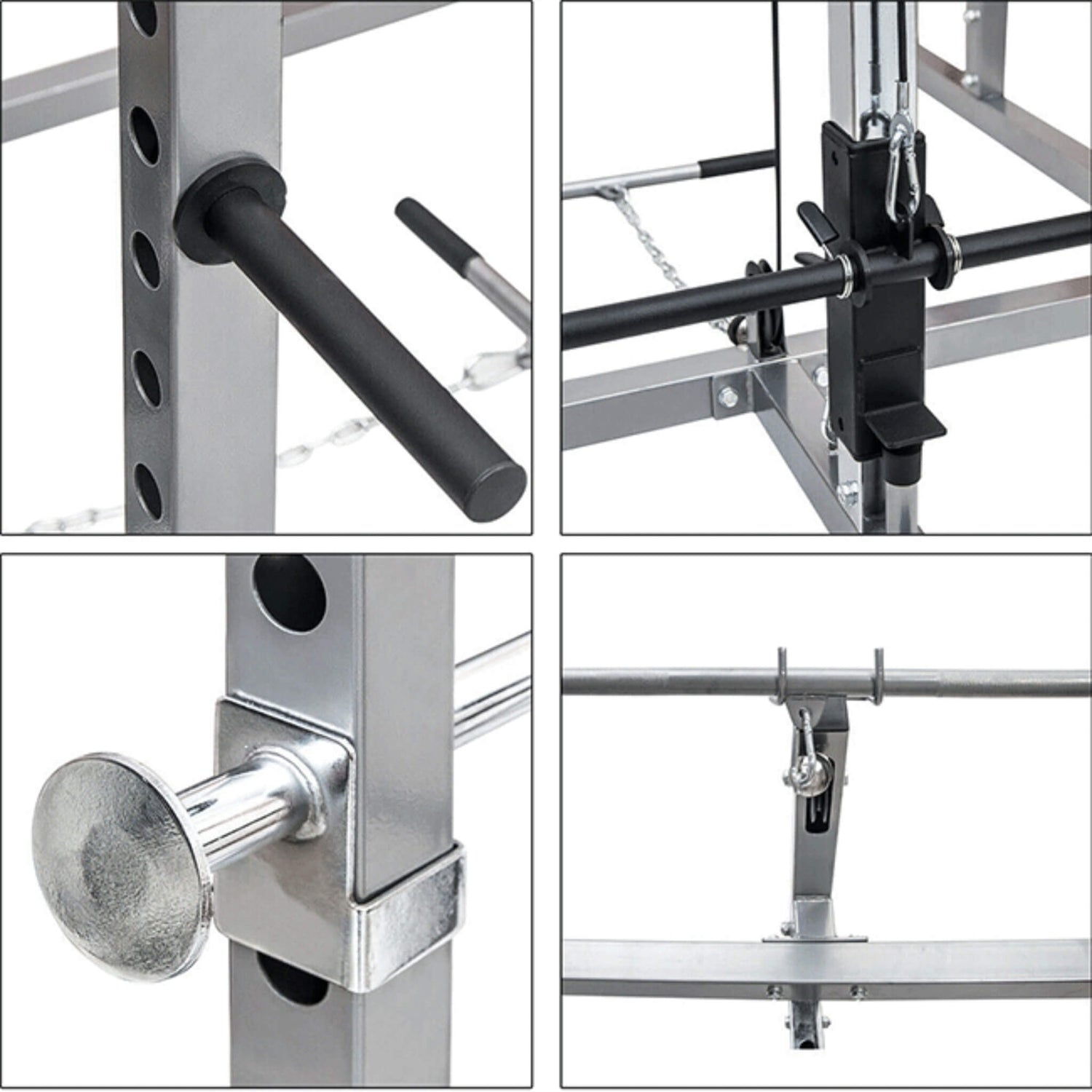 Merax Multi-Functional Olympic Power Squat Rack Cage For Home &amp; Gym (SAK98719)
