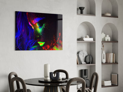 Woman Portrait 31 Glass Wall Art