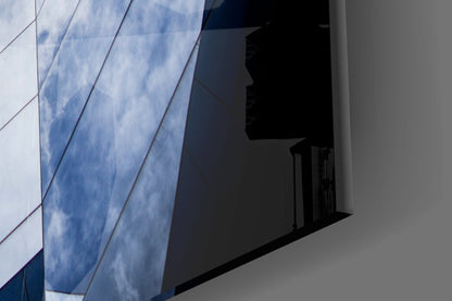 Geometric Architecture Glass Wall Art