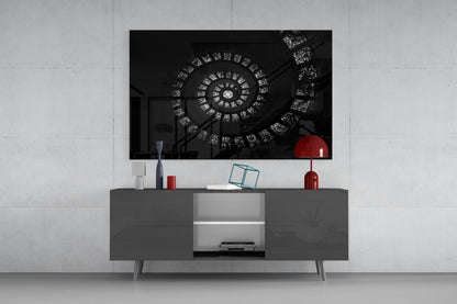 Stained Glass Window Spiral Dome Glass Wall Art