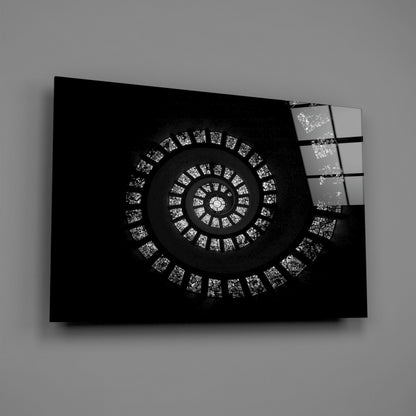 Stained Glass Window Spiral Dome Glass Wall Art