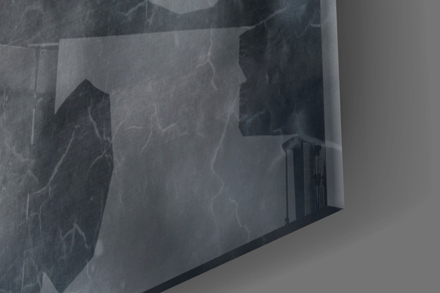 Nordic Husky Profile Glass Wall Art