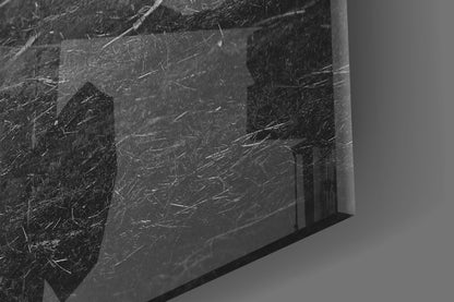 Misty Forest Wolf Glass Wall Art