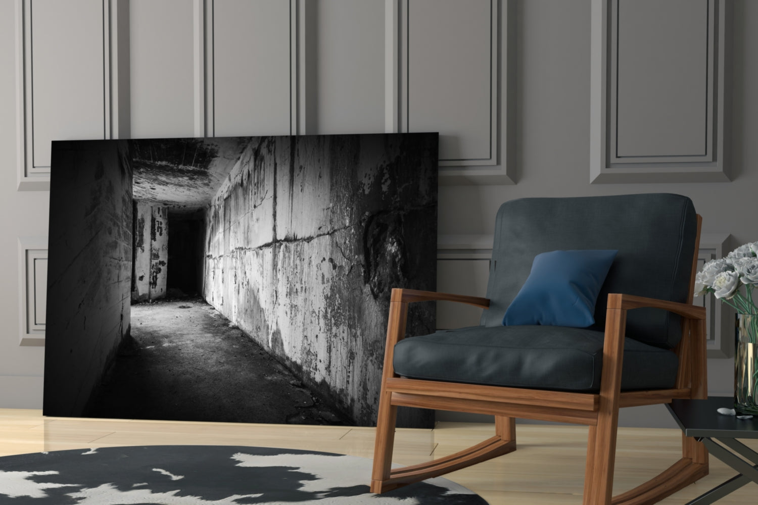 Hallway Glass Wall Art
