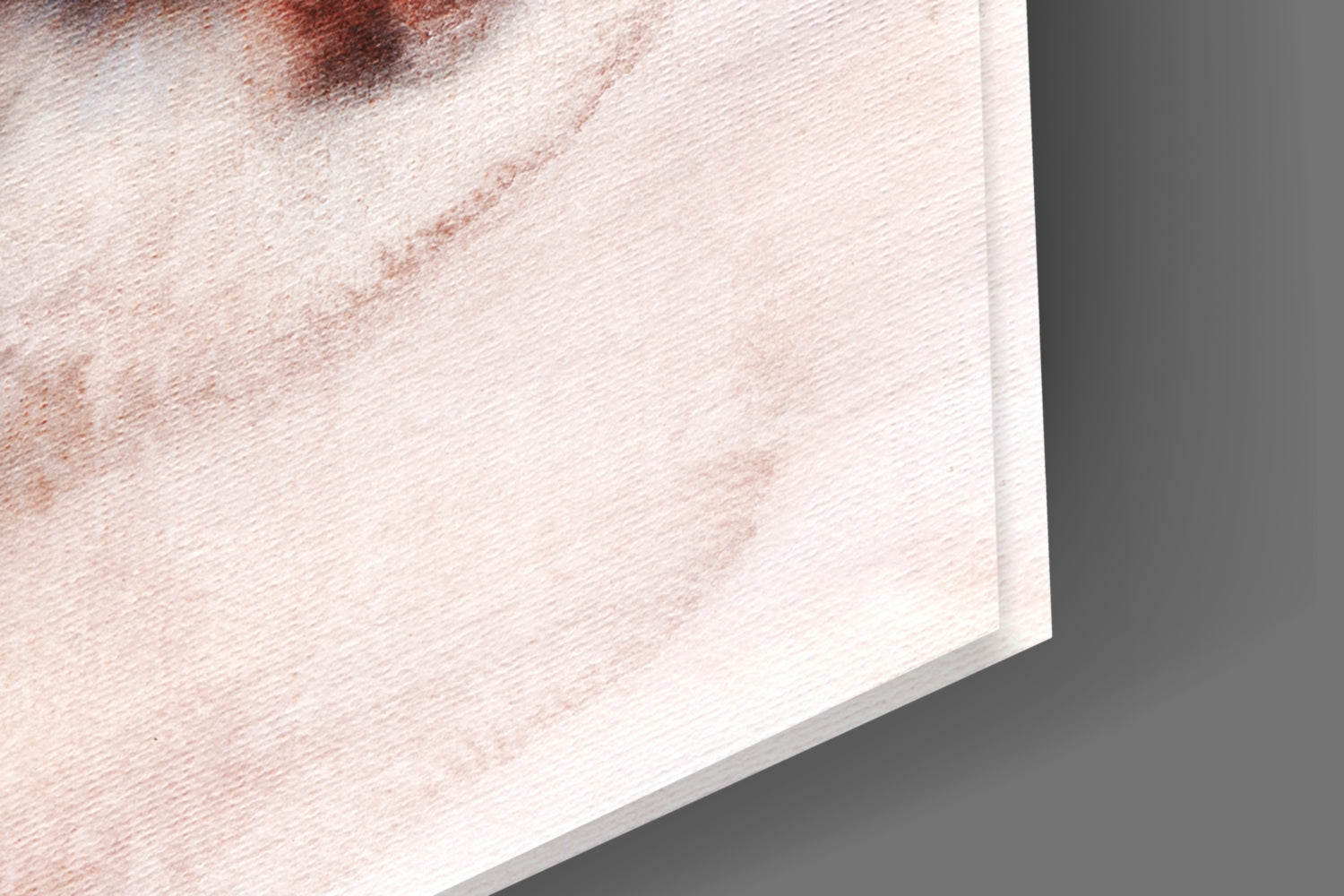Burgundy Watercolor Morning Quote Glass Wall Art
