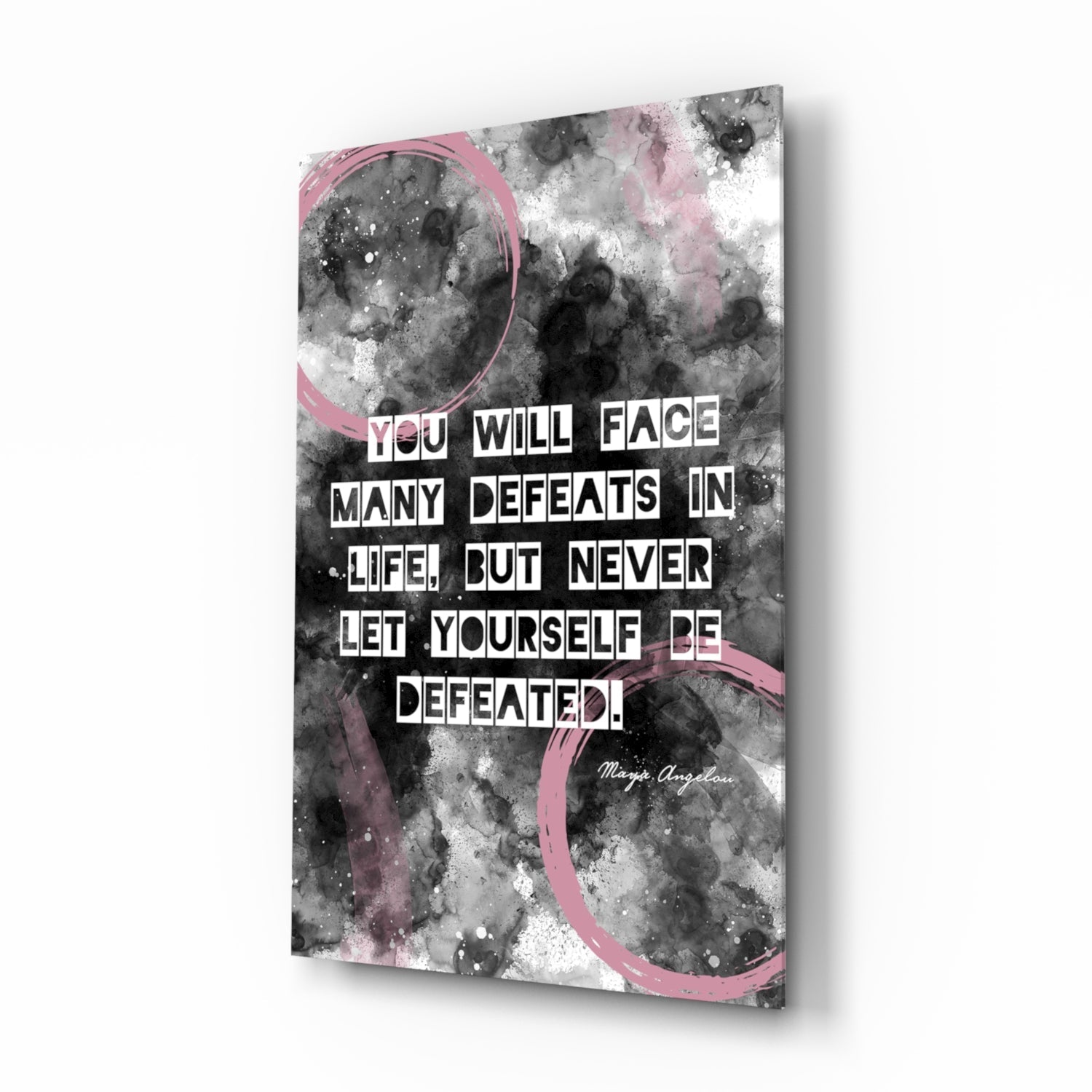 Words of Wisdom Glass Wall Art