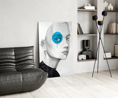 Little Child Glass Wall Art