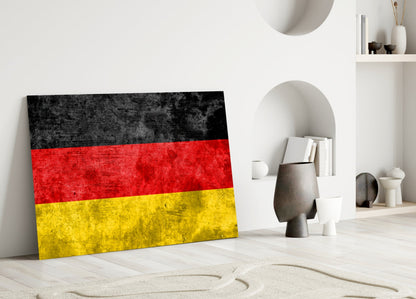 German Flag Glass Wall Art